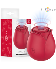 INTENSE CAMELLIA ROSA SUCCIONADOR DE CLITORIS POR ONDAS BURDEOS