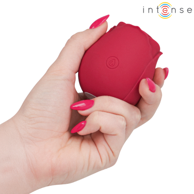 INTENSE CAMELLIA ROSA SUCCIONADOR DE CLITORIS POR ONDAS BURDEOS