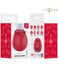 INTENSE CAMELLIA ROSA SUCCIONADOR DE CLITORIS POR ONDAS BURDEOS