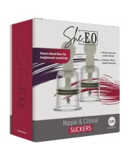 SHEEO SUCCIONADORES PARA PEZONES Y CLITORIS S M