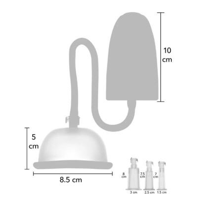 SHEEO BOMBA AUTOMATICA DE VACIO PARA VAGINA Y CLITORIS NEGRA