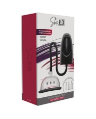 SHEEO BOMBA AUTOMATICA DE VACIO PARA VAGINA Y CLITORIS NEGRA