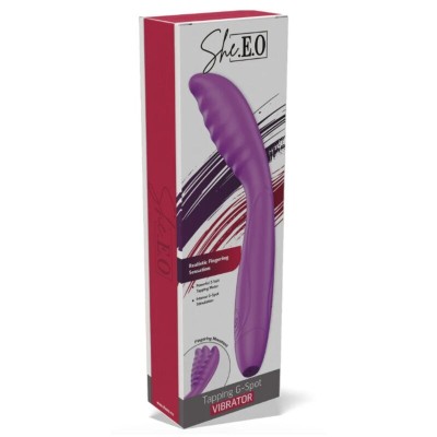 SHEEO VIBRADOR TAPPING PUNTO G MORADO