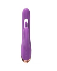 SHEEO VIBRADOR RABBIT PUNTO G CON MOVIMIENTO DIGITAL MORADO
