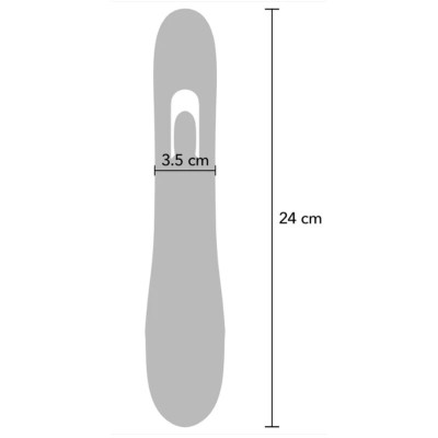SHEEO VIBRADOR RABBIT PUNTO G CON MOVIMIENTO DIGITAL MORADO