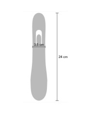 SHEEO VIBRADOR RABBIT PUNTO G CON MOVIMIENTO DIGITAL MORADO