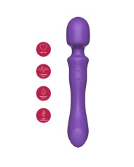 SHEEO WAND MASAJEADORA VIBRADORA DE DOBLE EXTREMO MORADA
