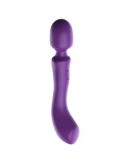 SHEEO WAND MASAJEADORA VIBRADORA DE DOBLE EXTREMO MORADA