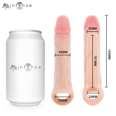 MR INTENSE ARNOLD M VIBRADOR FUNDA PENE SILICONA CONTROL REMOTO 145 CM O 4 CM