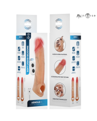 MR INTENSE ARNOLD M VIBRADOR FUNDA PENE SILICONA CONTROL REMOTO 145 CM O 4 CM