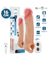 MR INTENSE ARNOLD L VIBRADOR FUNDA PENE SILICONA CONTROL REMOTO 16 CM O 45 CM