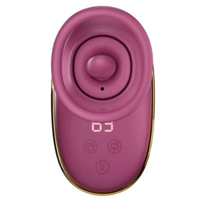 SHEEO BOMBA AUTOMATICA ESTIMULADORA DE CLITORIS CON EFECTO LICKING MORADA