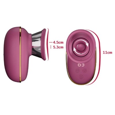 SHEEO BOMBA AUTOMATICA ESTIMULADORA DE CLITORIS CON EFECTO LICKING MORADA