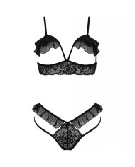 PASSION DOLLY SET DOS PIEZAS NEGRO L XL