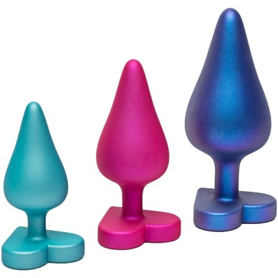 ROMP LUSTER KIT DE ENTRENAMIENTO ANAL S M L CON BASE EN FORMA DE CORAZON
