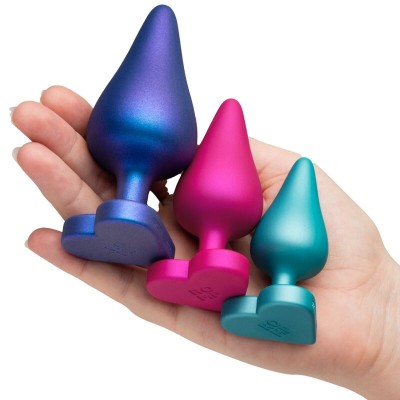 ROMP LUSTER KIT DE ENTRENAMIENTO ANAL S M L CON BASE EN FORMA DE CORAZON
