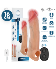MR INTENSE ARNOLD L VIBRADOR FUNDA PENE SILICONA CONTROL REMOTO 16 CM O 45 CM