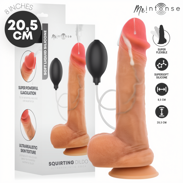 MR INTENSE DANNY DILDO EYACULADOR SILICONA 205 CM O 4 CM