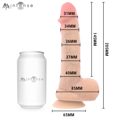 MR INTENSE DANNY DILDO EYACULADOR SILICONA 205 CM O 4 CM