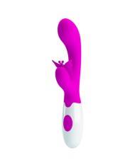 PRETTY LOVE BUTTERFLY KISS VIBRADOR RABBIT 30 FUNCIONES MORADO