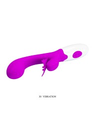 PRETTY LOVE BUTTERFLY KISS VIBRADOR RABBIT 30 FUNCIONES MORADO