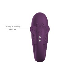 PRETTY LOVE KLAY VIBRADOR HUEVO CON EMPUJE APP CONTROL MORADO
