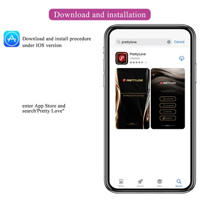 PRETTY LOVE KLAY VIBRADOR HUEVO CON EMPUJE APP CONTROL MORADO