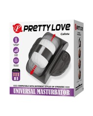 PRETTY LOVE CALISTA MASTURBADOR AUTOMATICO UNIVERSAL NEGRO