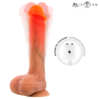 MR INTENSE BRADLEY DILDO VIBRADOR CON EFECTO CALOR Y CONTROL REMOTO 21 CM O 42 CM