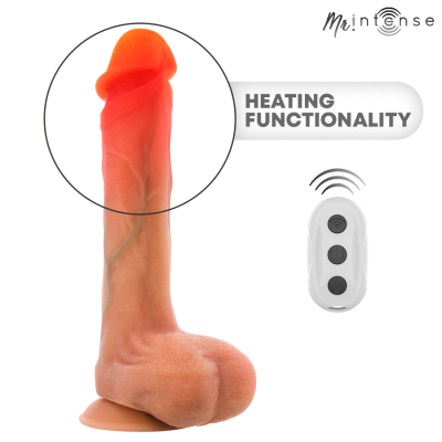 MR INTENSE BRADLEY DILDO VIBRADOR CON EFECTO CALOR Y CONTROL REMOTO 21 CM O 42 CM