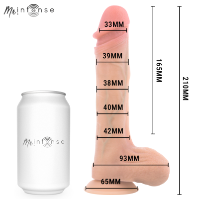 MR INTENSE BRADLEY DILDO VIBRADOR CON EFECTO CALOR Y CONTROL REMOTO 21 CM O 42 CM