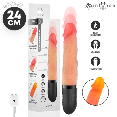 MR INTENSE JEAN VIBRADOR UPDOWN CON EFECTO CALOR 24 CM O 38 CM