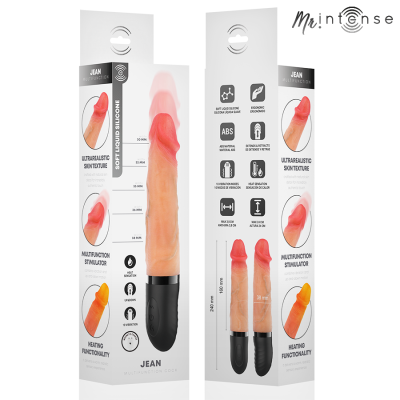 MR INTENSE JEAN VIBRADOR UPDOWN CON EFECTO CALOR 24 CM O 38 CM