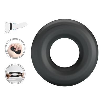CRAZY BULL URBAN ANILLO PARA PENE SILICONA SUPER SOFT NEGRO