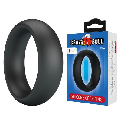 CRAZY BULL ELIO ANILLO PARA PENE SILICONA NEGRO