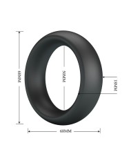 CRAZY BULL ELIO ANILLO PARA PENE SILICONA NEGRO