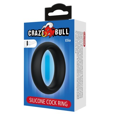 CRAZY BULL ELIO ANILLO PARA PENE SILICONA NEGRO