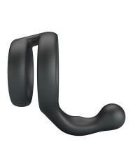 CRAZY BULL YANCY ANILLO DOBLE PARA PENE Y TESTICULOS SILICONA NEGRO
