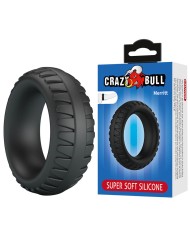 CRAZY BULL MERRITT ANILLO PARA PENE TEXTURIZADO SILICONA NEGRO