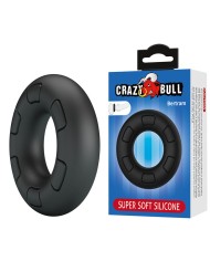 CRAZY BULL BERTRAM ANILLO PARA PENE SUPER SOFT SILICONA NEGRO