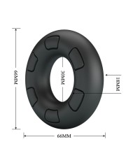 CRAZY BULL BERTRAM ANILLO PARA PENE SUPER SOFT SILICONA NEGRO