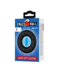 CRAZY BULL BERTRAM ANILLO PARA PENE SUPER SOFT SILICONA NEGRO