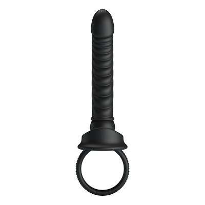 PRETTY LOVE MERRITT VIBRADOR ANAL CON ANILLO Y VIBRACION NEGRO