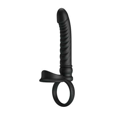 PRETTY LOVE MERRITT VIBRADOR ANAL CON ANILLO Y VIBRACION NEGRO