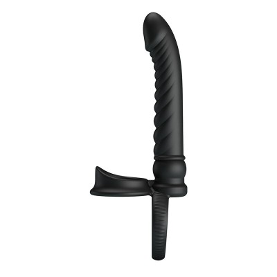 PRETTY LOVE MERRITT VIBRADOR ANAL CON ANILLO Y VIBRACION NEGRO