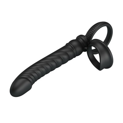 PRETTY LOVE MERRITT VIBRADOR ANAL CON ANILLO Y VIBRACION NEGRO