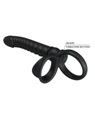 PRETTY LOVE MERRITT VIBRADOR ANAL CON ANILLO Y VIBRACION NEGRO