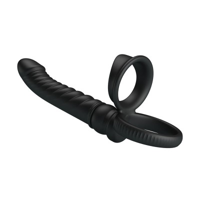 PRETTY LOVE MERRITT VIBRADOR ANAL CON ANILLO Y VIBRACION NEGRO
