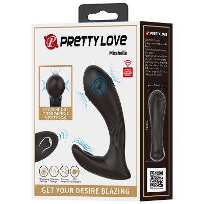 PRETTY LOVE MIRABELLE VIBRADOR PROSTATICO CON CONTROL REMOTO