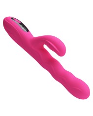 PRETTY LOVE WINTERS VIBRADOR RABBIT MULTIFUNCION CON PANTALLA LED ROSA